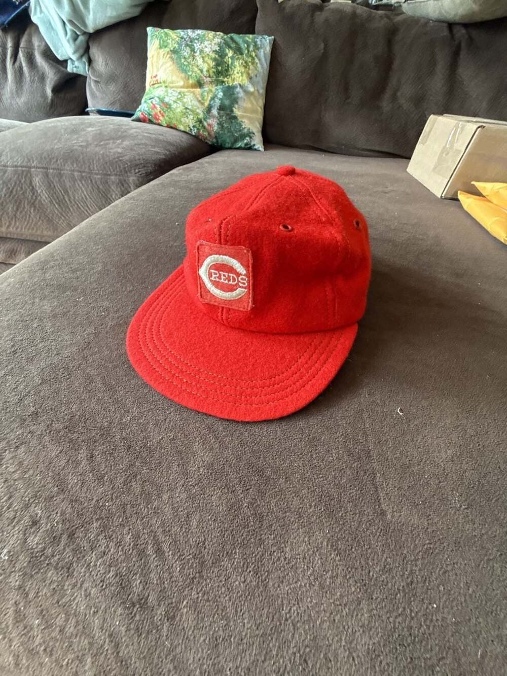 Vintage Cincinnati Reds Wool Baseball Cap Hat
